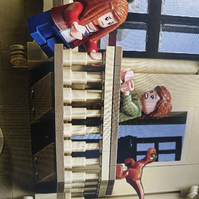 乐高 jurassic world侏罗纪公园系列 暴虐龙袭击洛克伍德庄园75930