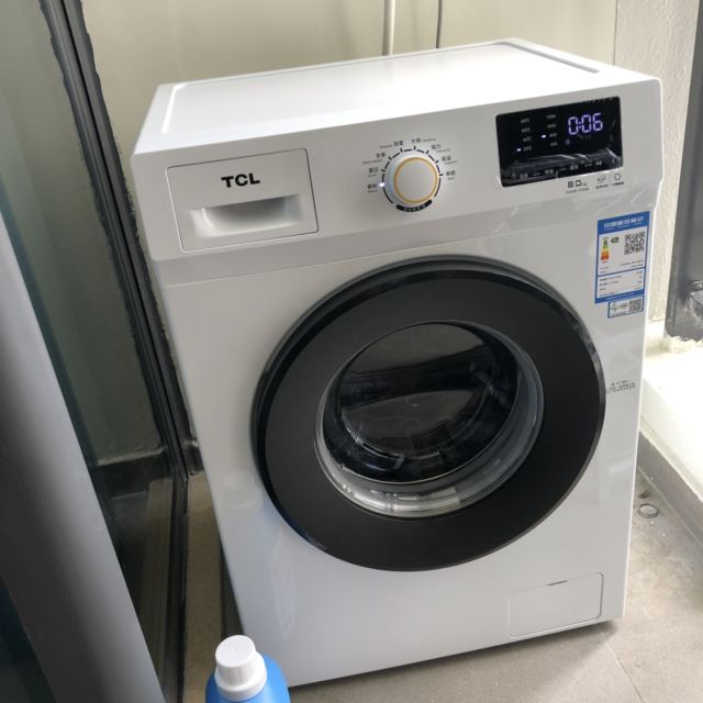 tcl xqg80-p300b 变频滚筒8公斤全自动洗衣机家用滚筒式 洗衣机 节能