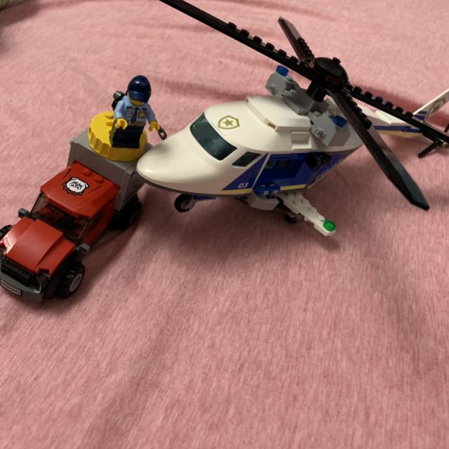 lego乐高citypolice城市系列直升机大追击60243积木玩具
