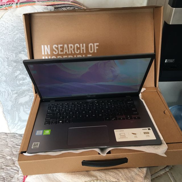 华硕asus顽石六代140英寸学生办公笔记本电脑i38145u4g256gssdmx110灰