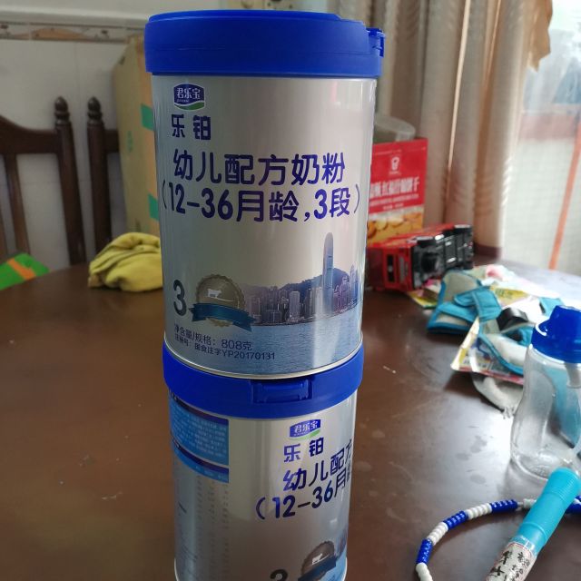 君乐宝(junlebao)乐铂3段奶粉12-36个月较大幼儿配方三段奶粉808g