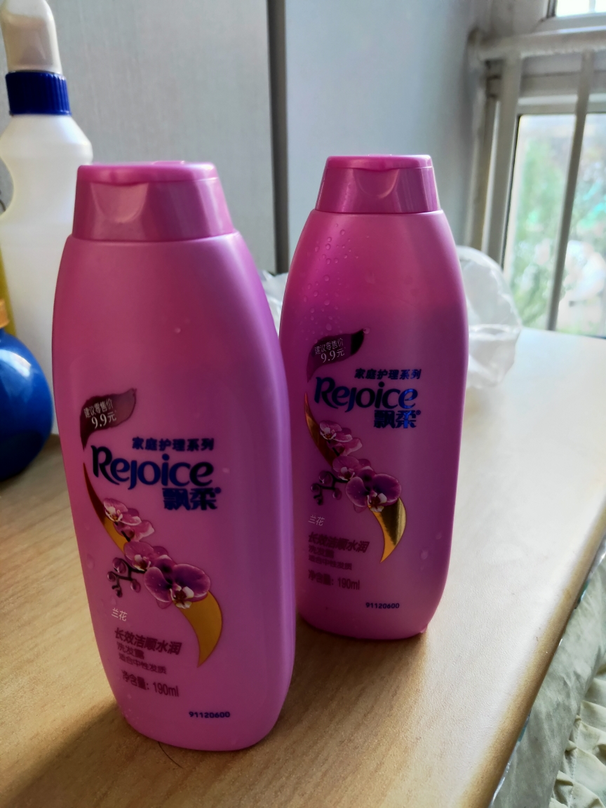 飘柔家庭护理兰花长效洁顺水润洗发露190ml/瓶*2瓶晒单图