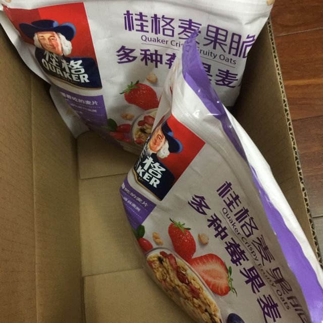 桂格quaker麦果脆多种莓果麦片420g