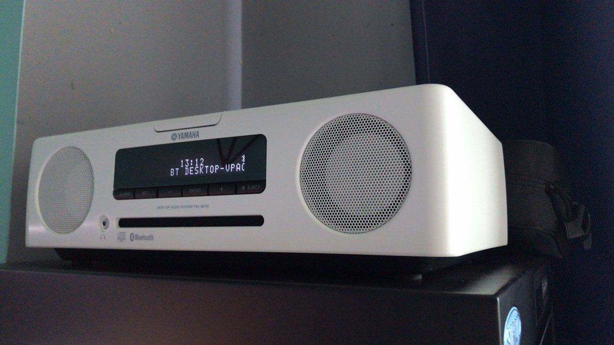 雅马哈 tsx-b235 蓝牙小音箱cd胎教音响 台式桌面 无线 手机迷你收音