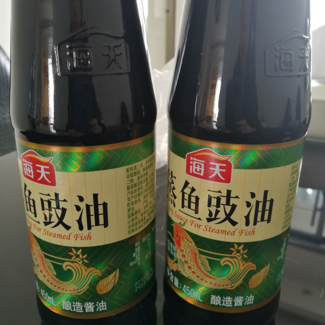 海天蒸魚豉油450ml2清蒸海鮮炒飯剁椒魚頭調料醬油味極鮮調味品