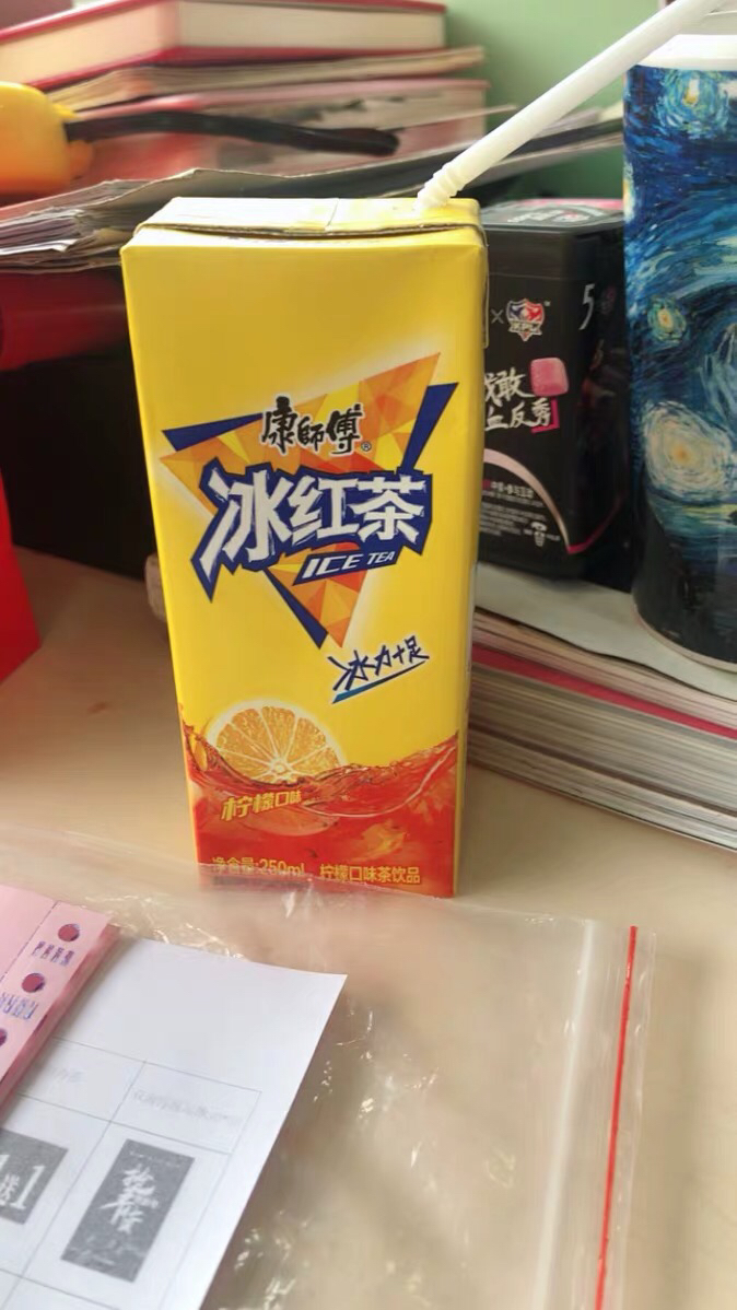 康师傅冰红茶纸盒装250ml*10盒柠檬味餐饮饮料夏日清凉冰饮品晒单图