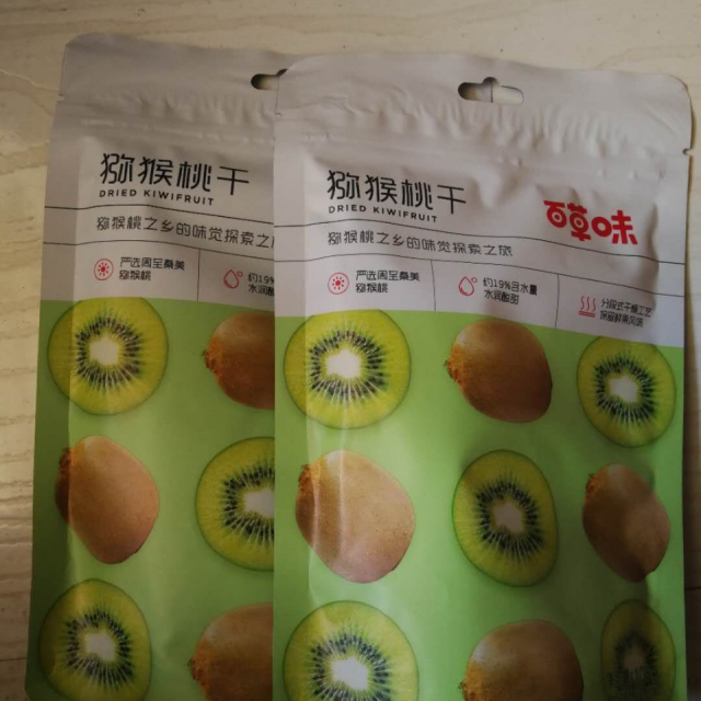> 百草味 蜜饯 猕猴桃干108g 奇异果干片弥猴桃水果果脯休闲零食任选