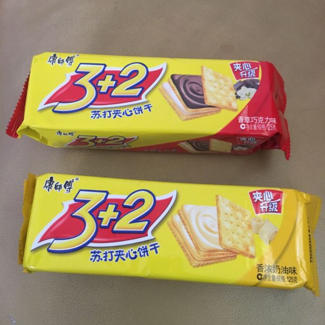 > 康师傅 3 2甜苏打饼干 125g -单包 香草巧克力商品评价 > 一如既往