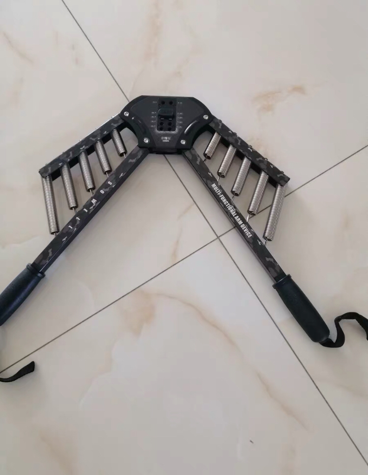 调节多功能臂力器30kg/40kg/50kg/60kg锻炼胸肌握力棒健身器材晒单图