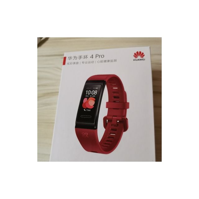 华为手环4pro蜜语红心率监测睡眠运动gps智能手环nfc支付门禁防水手环