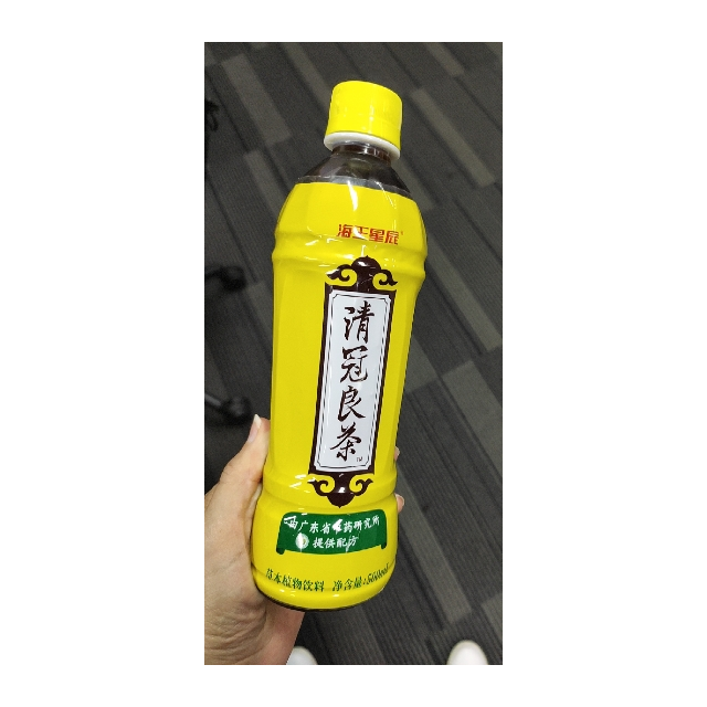 清冠凉茶 广东夏季清热降火凉茶 500ml*5瓶装 金银花茶下火瓶装饮料