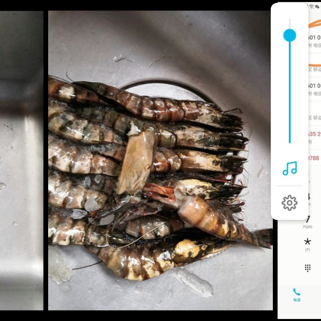 冷冻虾变质的图片图片