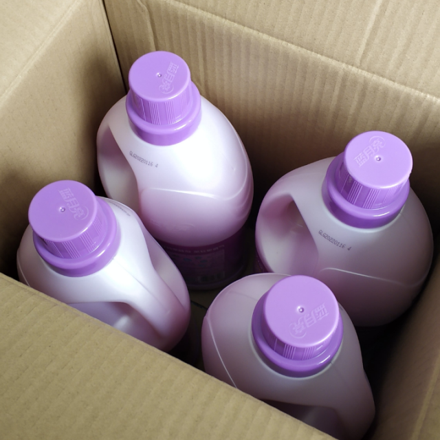 蓝月亮衣物柔顺剂3kg瓶*4 薰衣草香 整箱装