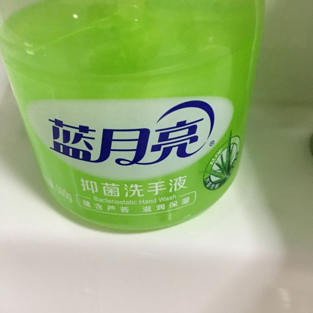 蓝月亮芦荟抑菌洗手液500g500g瓶补