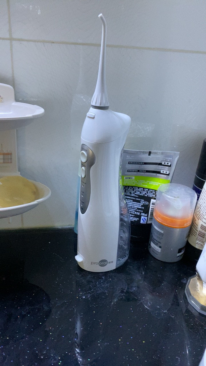 博皓(prooral)智能电动冲牙器 充电便携式大水箱150ml 3档调压牙结石