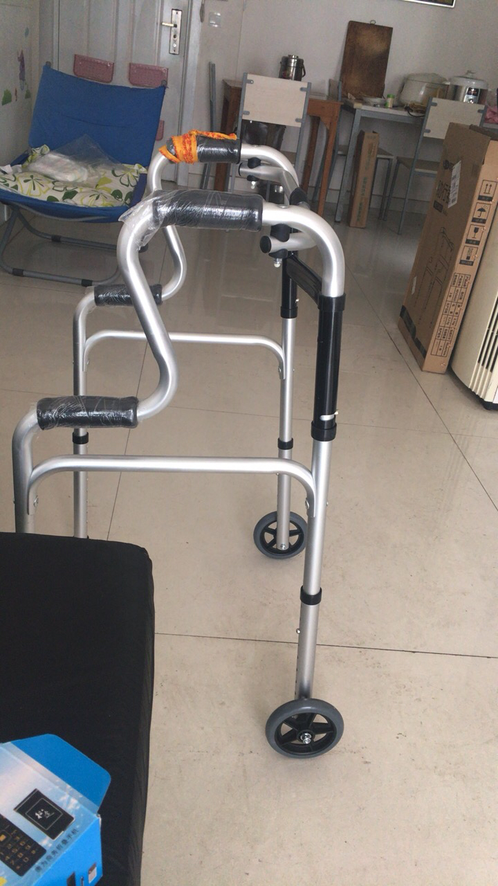 可孚残疾人拐杖助行辅助器四角拐杖椅拐扙拐棍四脚老人助步器手杖扶手