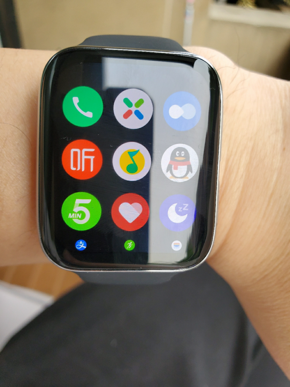 oppo watch 精钢版 皓银 智能手表 esim通信 双曲面柔性屏 21天长续航