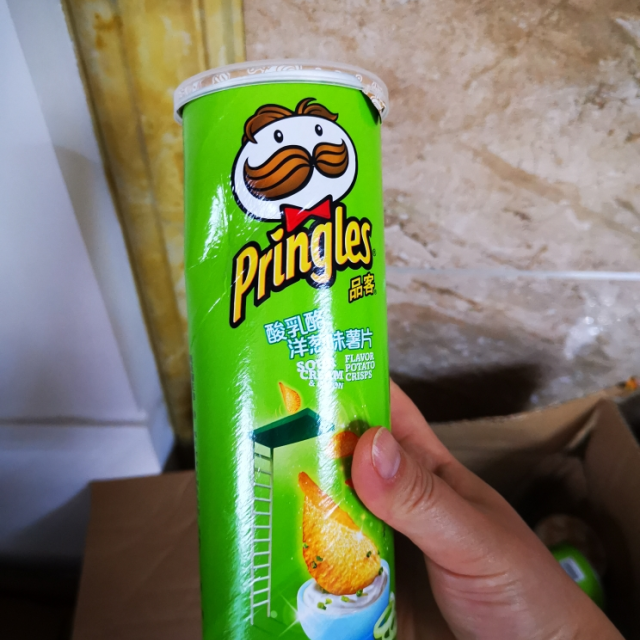 pringles品客薯片酸乳酪洋葱味110g5罐