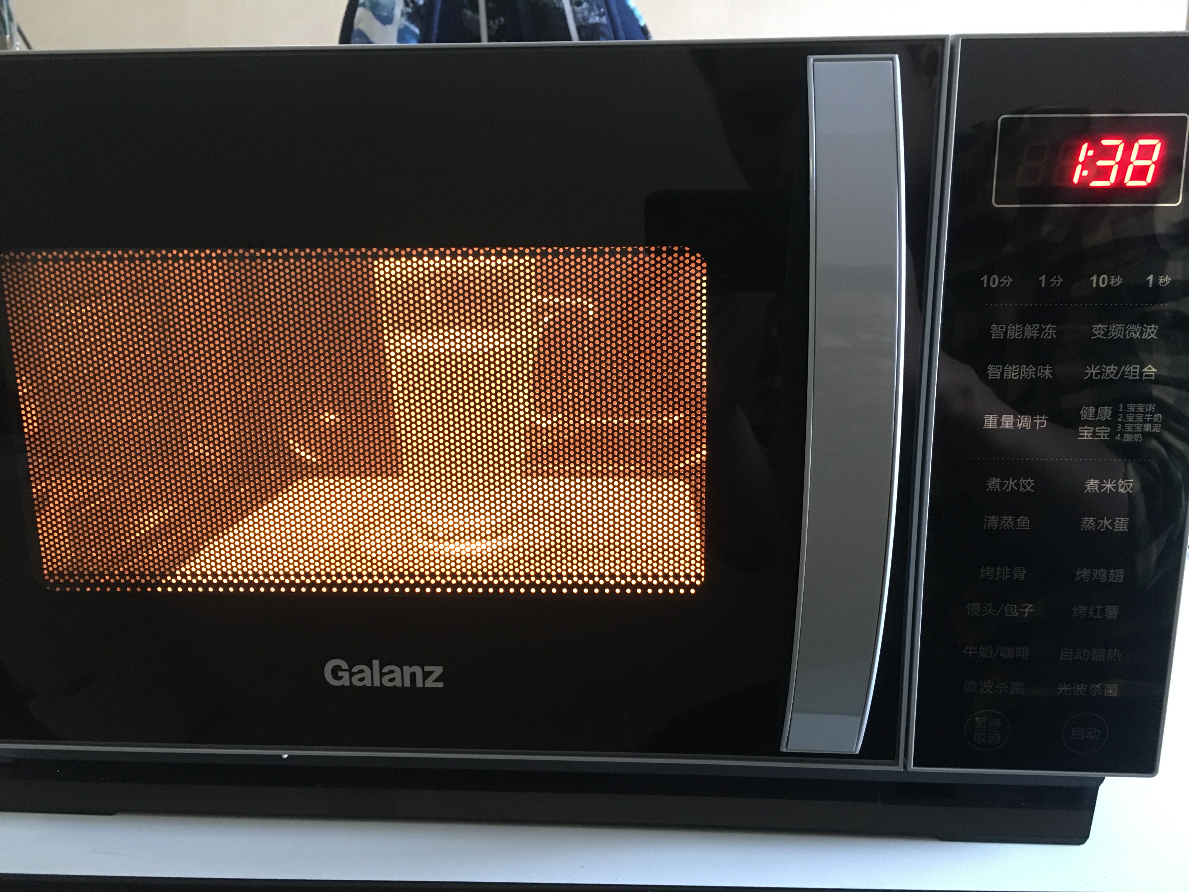 格兰仕(galanz) 微波炉 光波炉 家用 变频微烤一体机 智能平板加热 g