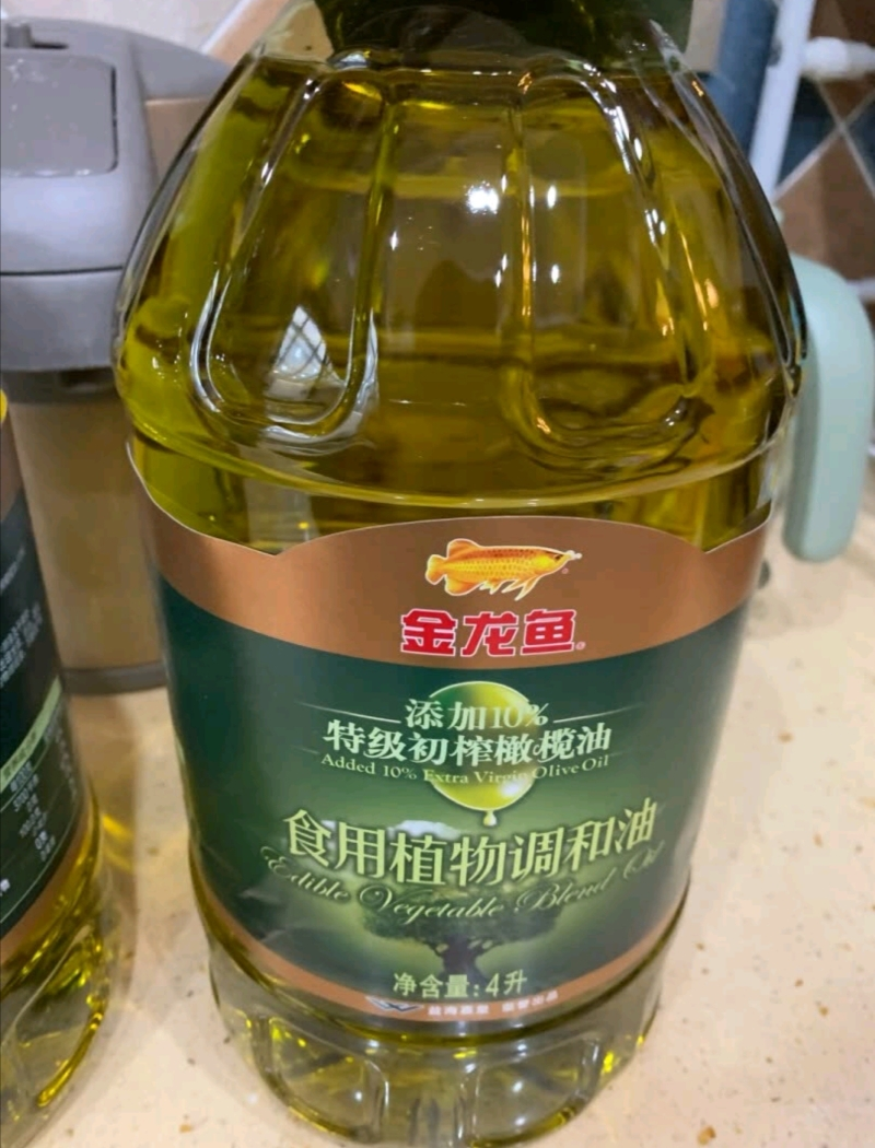 金龙鱼食用油添加10%初榨橄榄油食用植物调和油4l晒单图
