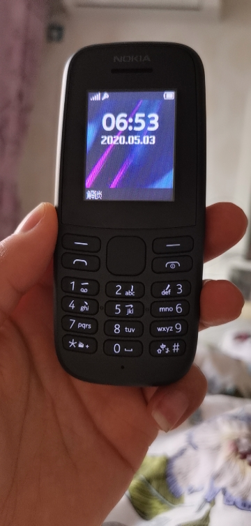 诺基亚(nokia)105 新款 黑色 移动/联通2g手机 老人机 备用机 商务