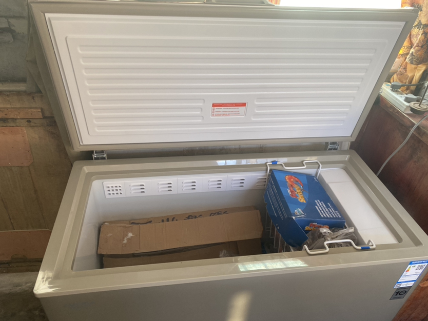 澳柯玛(aucma) 232l卧式冰柜风冷无霜家用商用大容量冷冻柜 电脑控温1