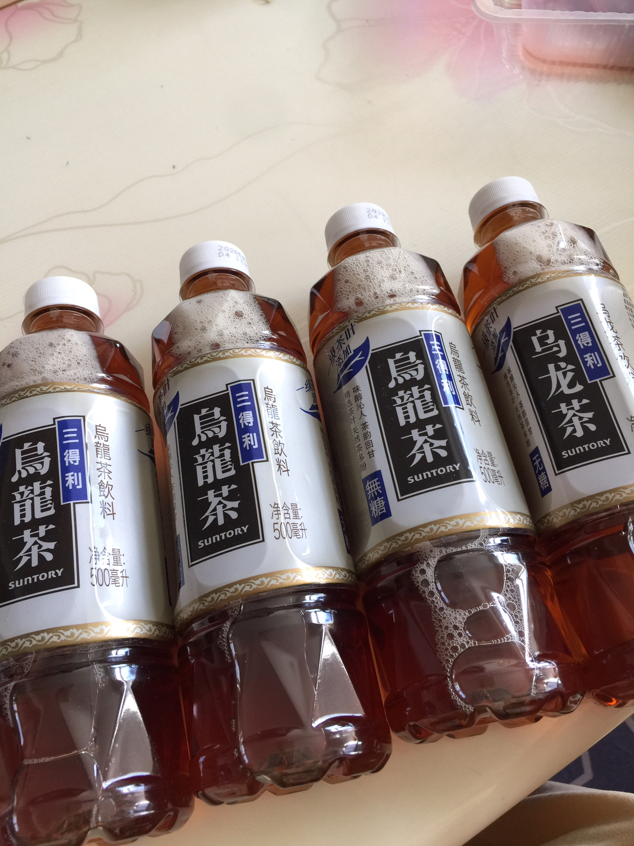 三得利 无糖乌龙茶500ml*4瓶 无糖茶饮料晒单图