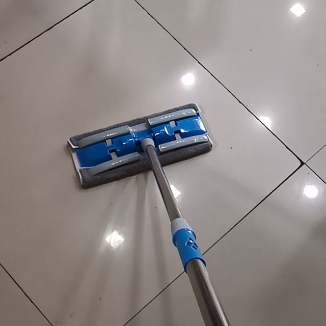 平板拖把免手洗家用一拖懒人擦地拖地木地板地拖布干湿两用净595蓝色