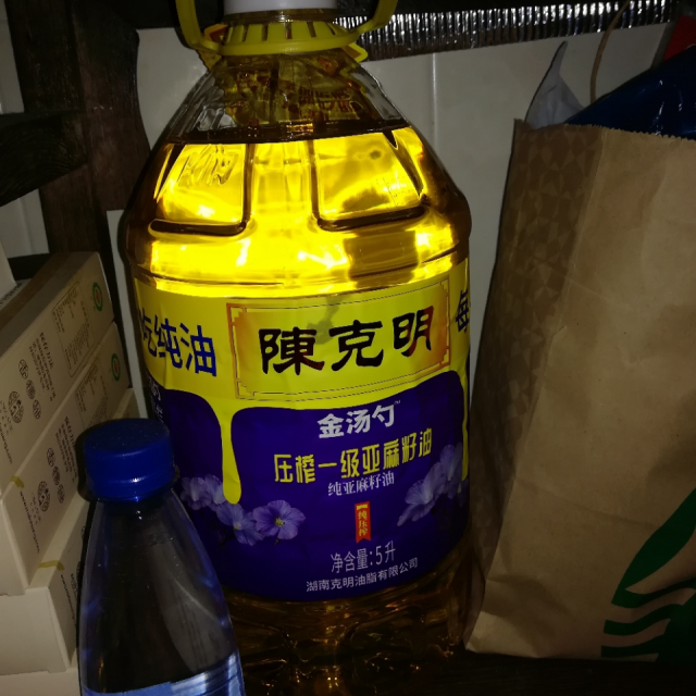 陈克明亚麻籽油5升