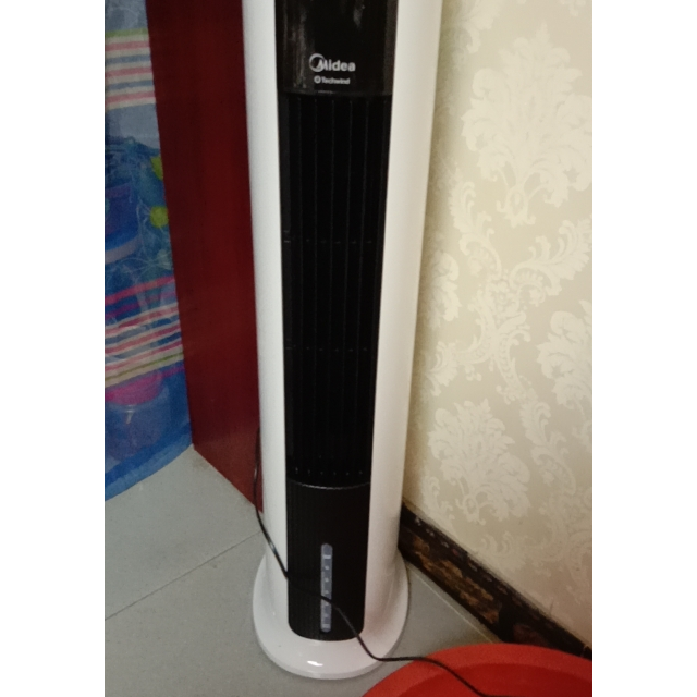 美的(midea) 冷风扇 aac12ar 单冷空调扇 快速制冷塔扇 7l大水箱 广域