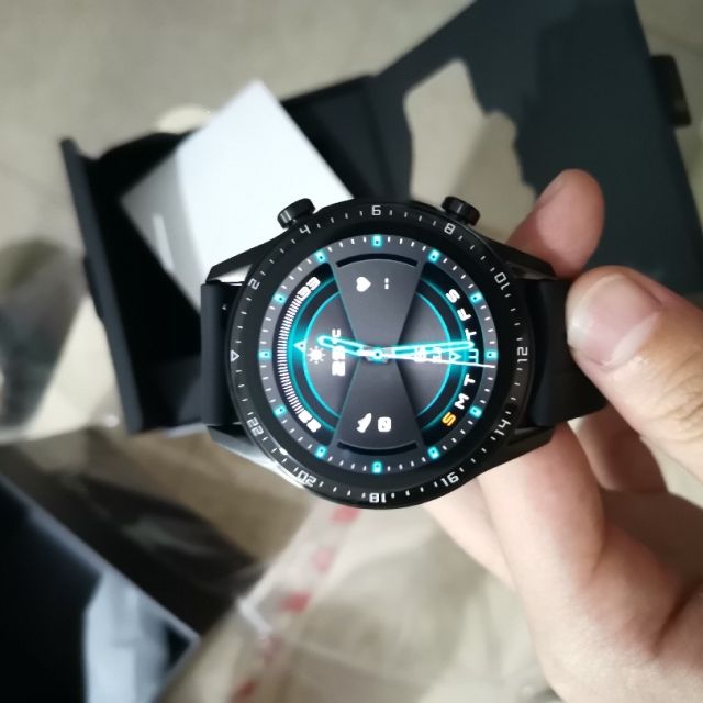 華為(huawei)華為手錶watch gt2 運動款 (46mm) 黑色 2周續航 運動