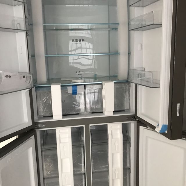 海尔haier549升大容量多门十字对开门一级变频风冷无霜节能静音电冰箱