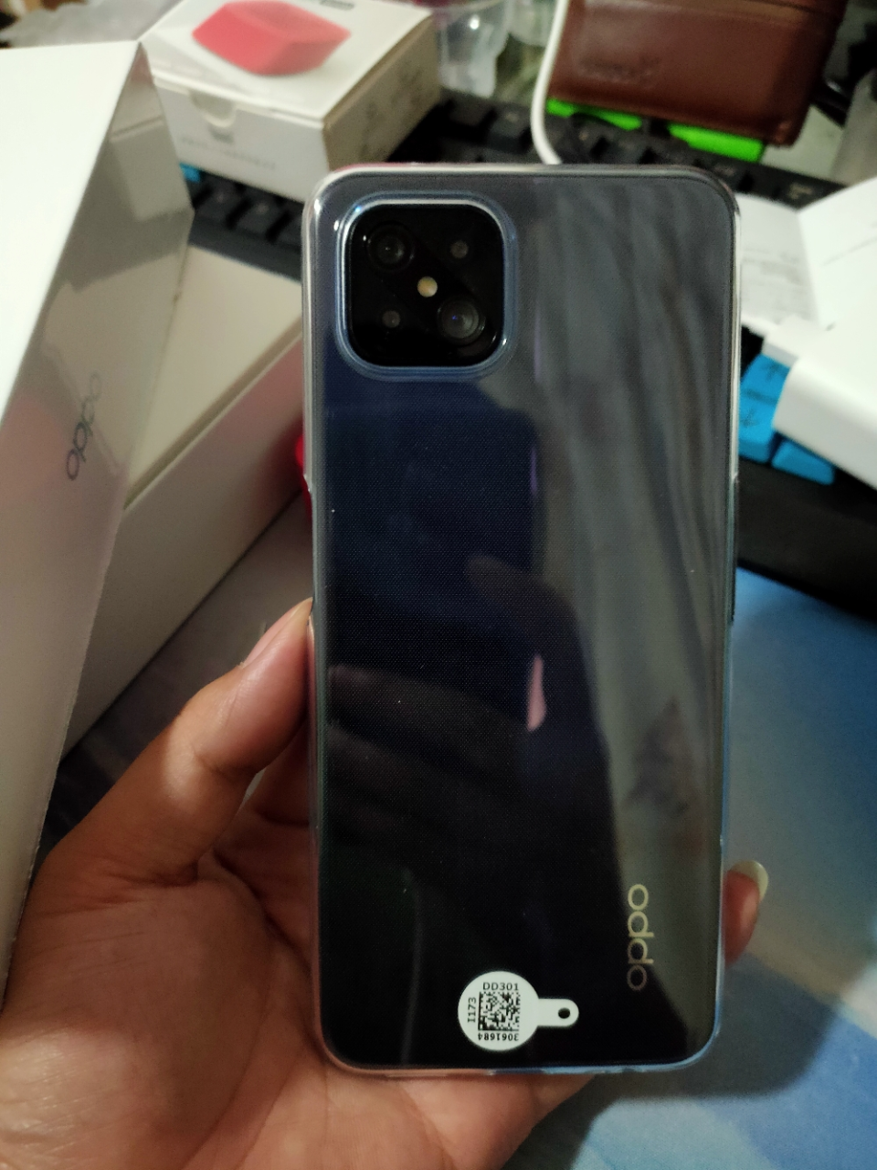 oppo a92s九十度黑 8g 128g 双模5g手机 120hz超感屏 天玑800 前置双