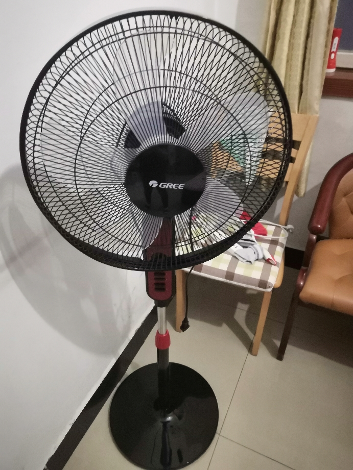 格力落地扇家用电风扇机机械式五扇叶大风量立式静音fd-4010-wg晒单图