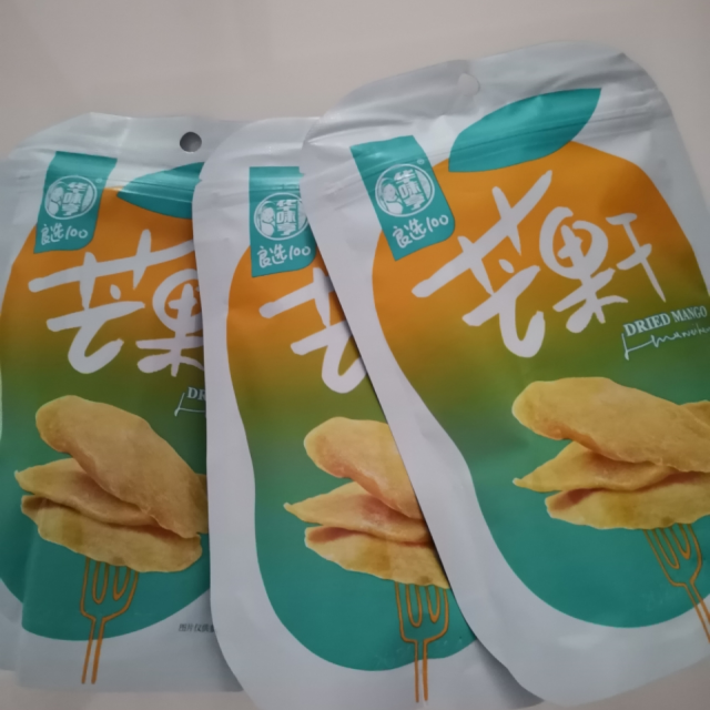 华味亨芒果干100g3袋风味水果干果脯零食芒果片蜜饯果干