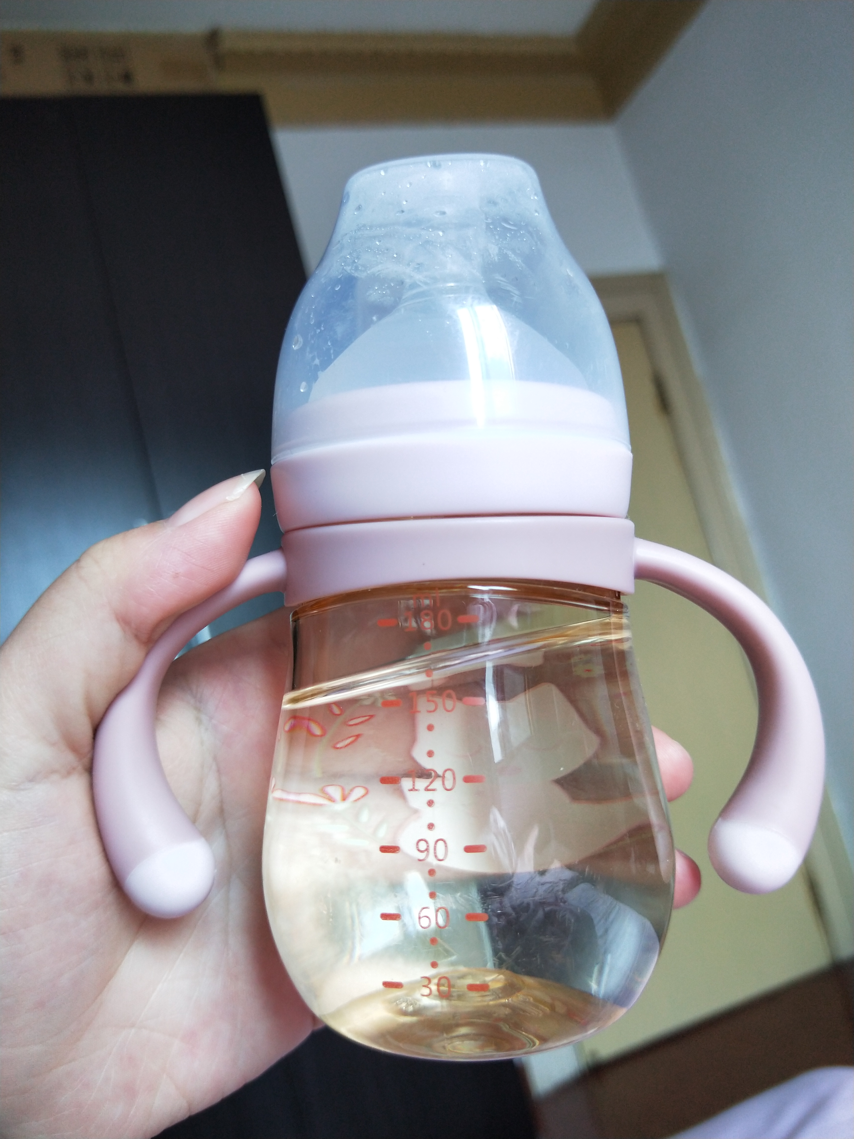 millymally 新生婴儿宽口奶瓶 ppsu材质 轻盈耐摔宝宝硅胶奶嘴 带吸管