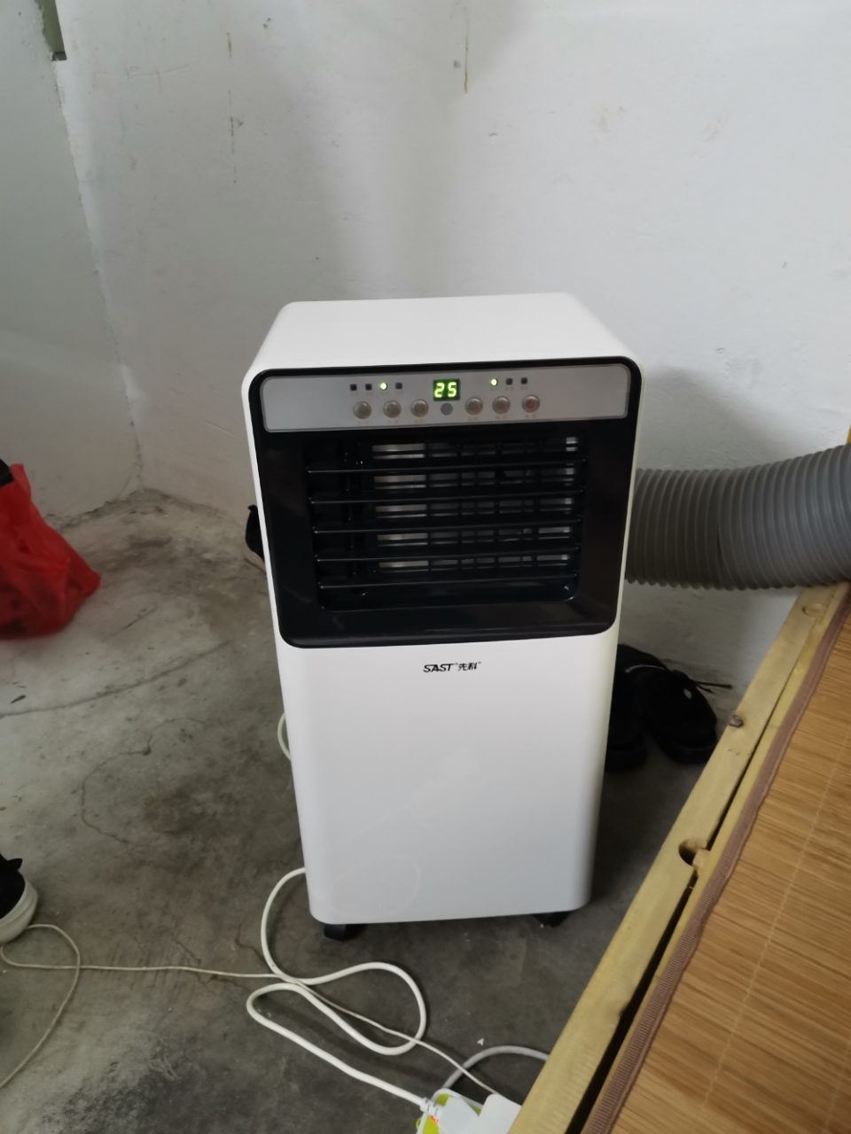 【苏宁推荐】先科(sast)一匹移动空调免安装可移动式空调压缩机制冷