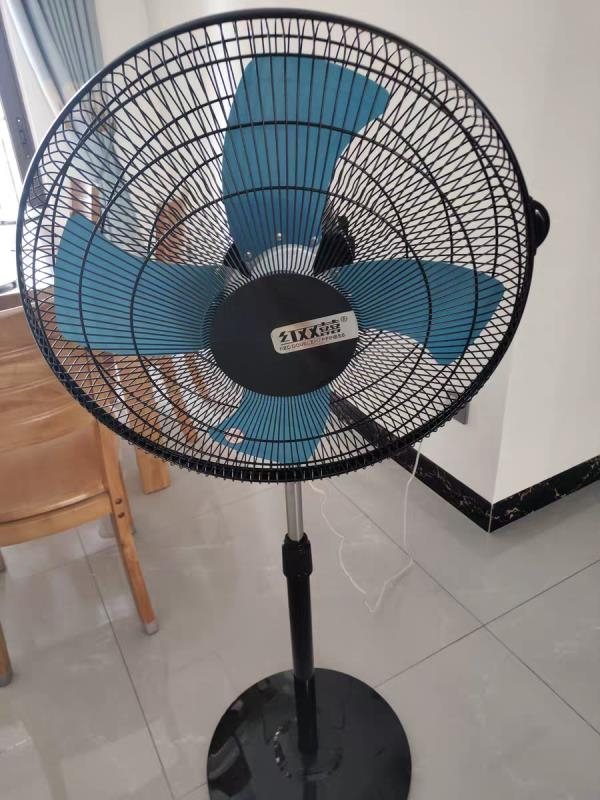 红双喜电风扇 fs455铝四叶工业扇 宿舍大功率落地扇家用台式强力工业