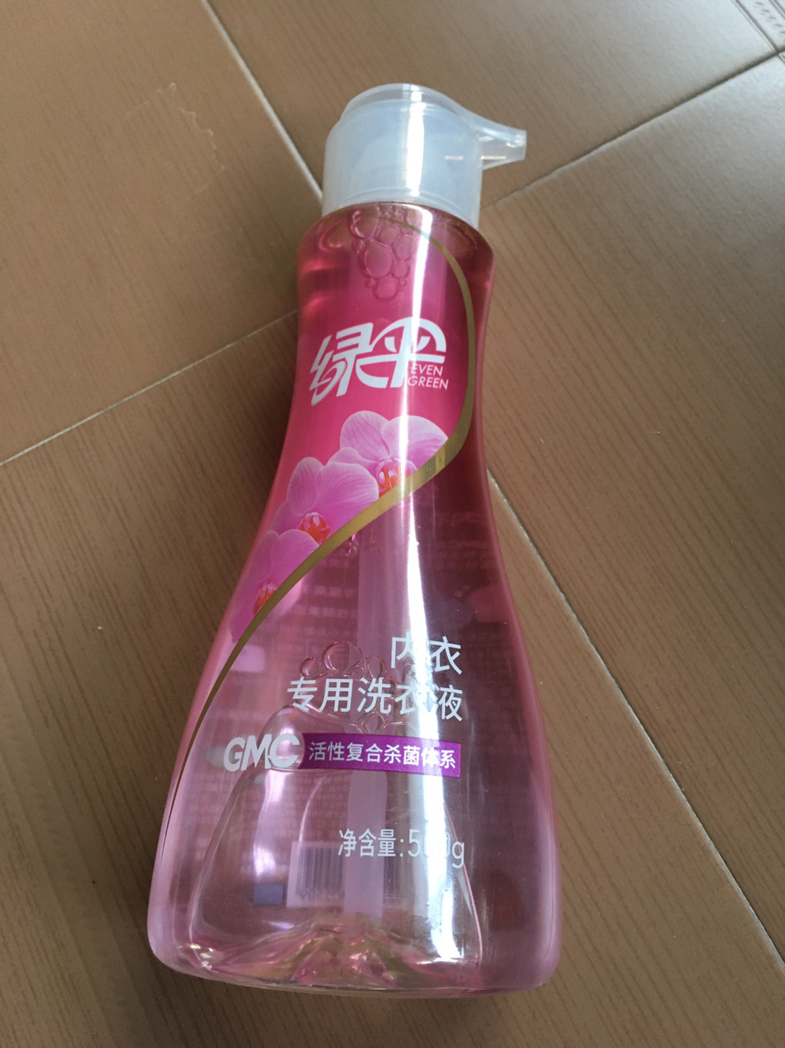 绿伞内衣专用洗衣液500g贴身衣物杀菌抑菌女士内衣裤清洗液手洗晒单图