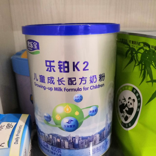 君乐宝junlebao乐铂k2四段37周岁成长配方4段奶粉400g便携装