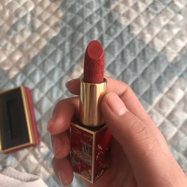 卡婷catkin颐和园百鸟朝凤口红cr138凤仪红36g
