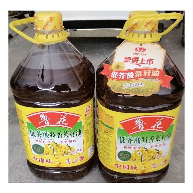 > 鲁花 食用油 非转基因 物理压榨 低芥酸菜籽油 5l商品评价 > 鲁花
