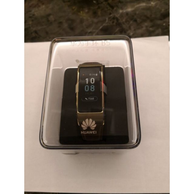 华为(huawei)华为智能手环 b5 商务版 摩卡棕 蓝牙耳机 智能手环 心率