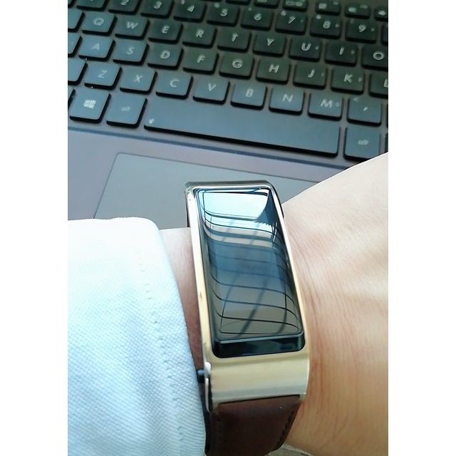 华为(huawei)华为手环b5 商务版 摩卡棕 智能手环 (蓝牙耳机 智能手环