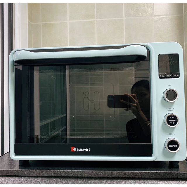 hauswirt/海氏c40电烤箱蓝色升级款家用商用烘焙多功能微电脑式上下