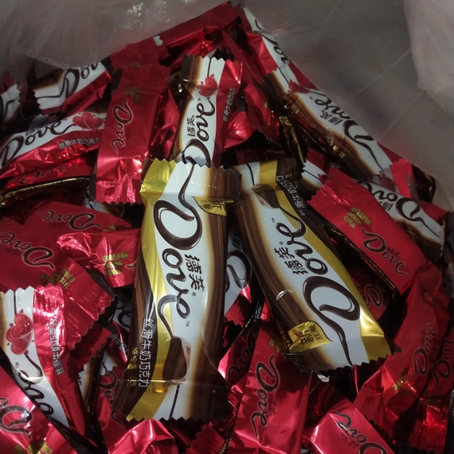 德芙丝滑牛奶巧克力散装结婚喜糖500g婚庆装