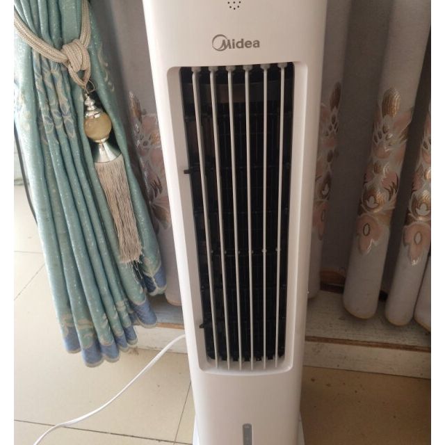 aad10ar冷风机冷气机家用小型宿舍移动无叶电风扇水空调立式制冷机器