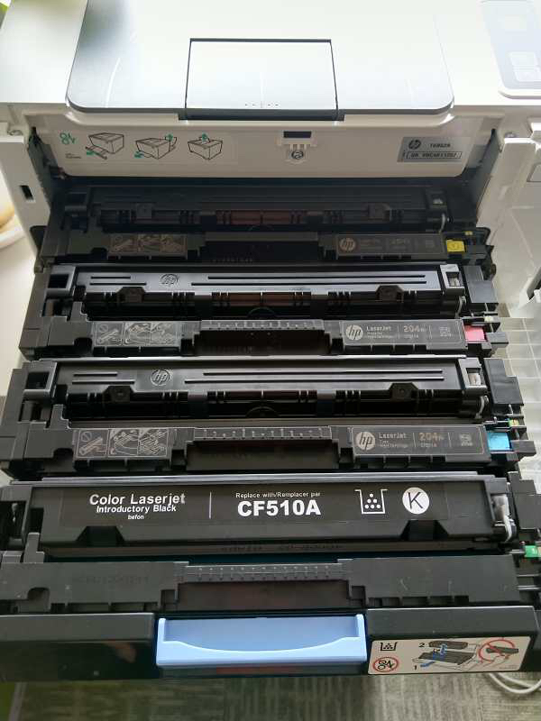 惠普(hp)colour laserjet pro m154nw彩色激光打印机晒单图