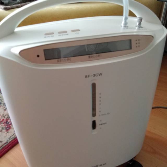 鱼跃制氧机8f-3cw升级款3l医用带雾化吸氧器93%氧浓度制氧机3l家用