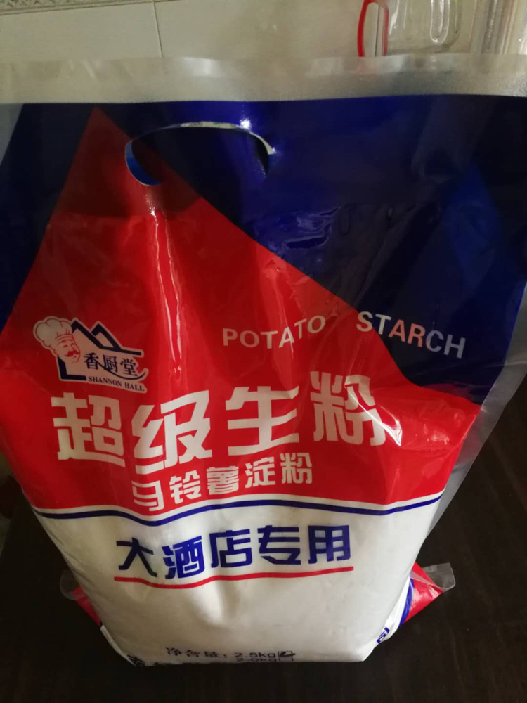 【中华特色】兰考馆 超级生粉2500g袋装 马铃薯淀粉 酒店专用华中晒单
